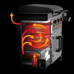 28" XL Griddle Vertical Pellet Smoker Combo