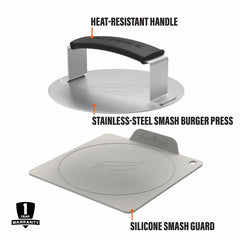 Culinary Smash Burger Press with Smash Guard