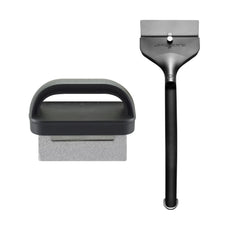 Griddle Scraper with Cleaning Brick