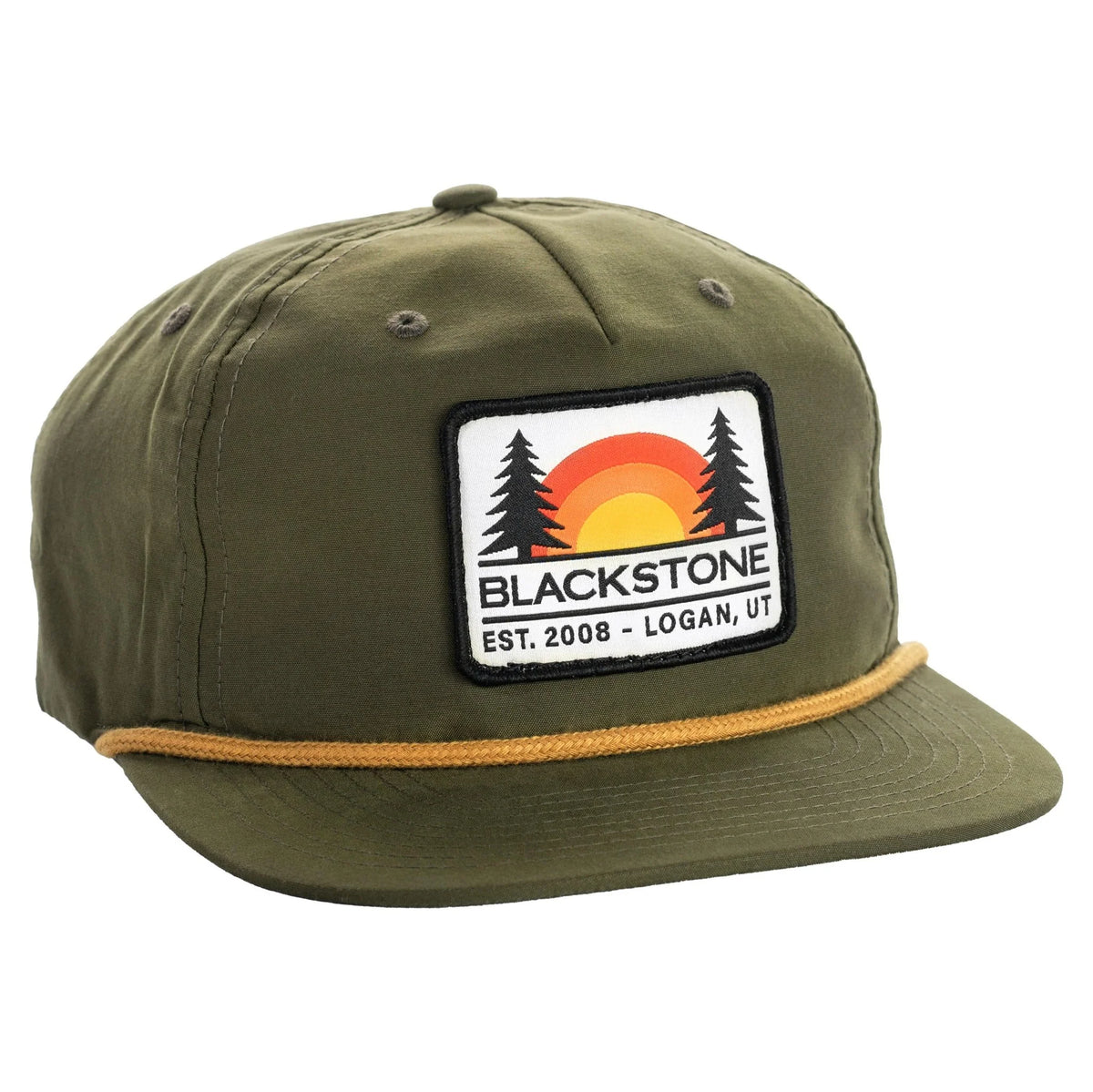 Hat-Loden/Gold with Blackstone Sunset Patch