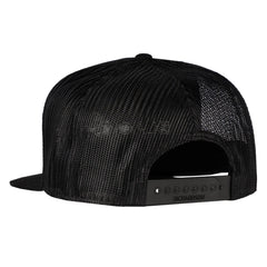Hat - Black Flat Panel with Blackstone logo embroidery